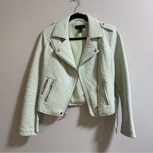 Forever 21 Mint Faux Leather Jacket